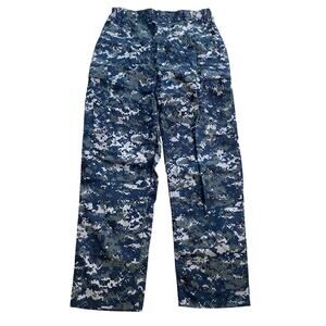 US Navy NWU Type I Trousers Blue Digital Camo Blueberries Pants Medium Regular